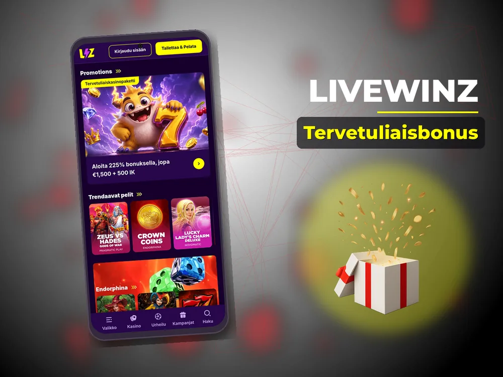 Livewinz - Tervetuliaisbonus