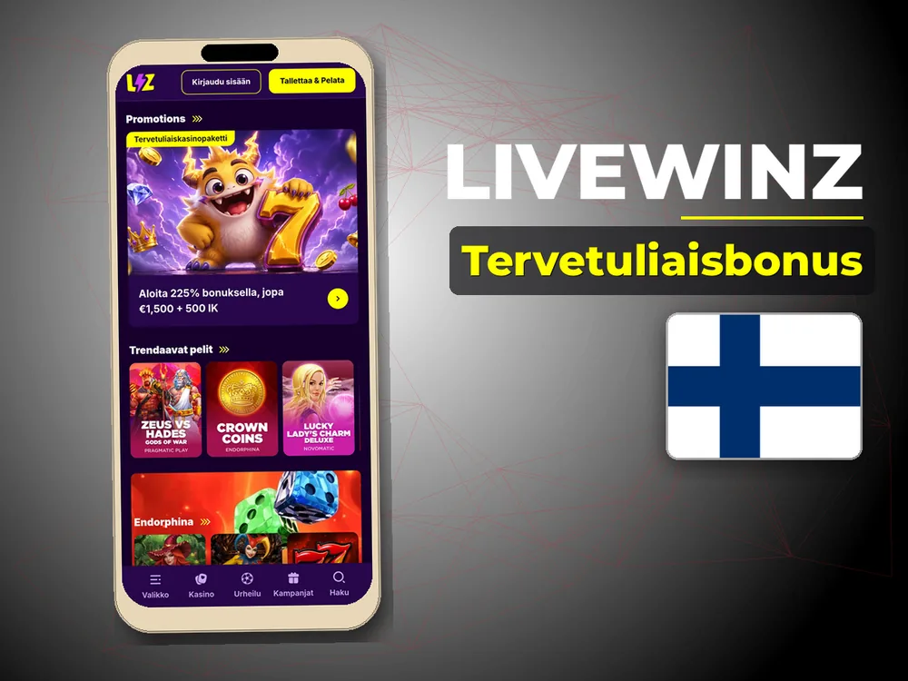 Livewinz - Tervetuliaisbonus