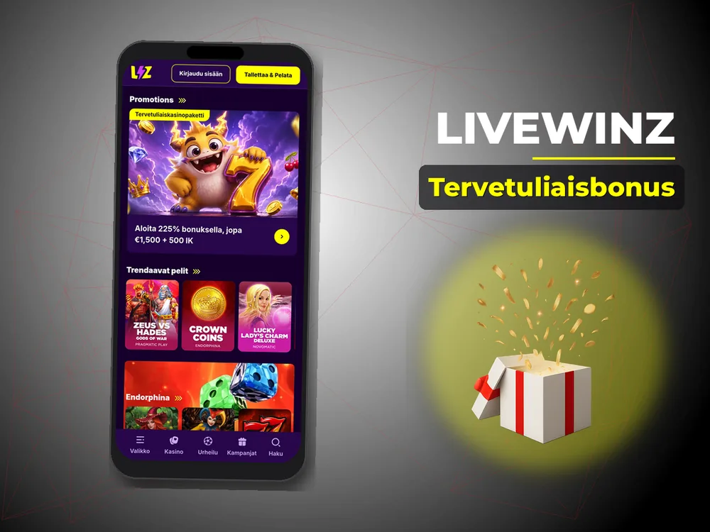 Livewinz - Tervetuliaisbonus