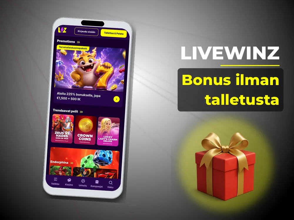 Livewinz - Bonus ilman talletusta